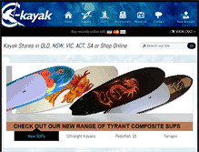 Tablet Screenshot of kayaksonline.net